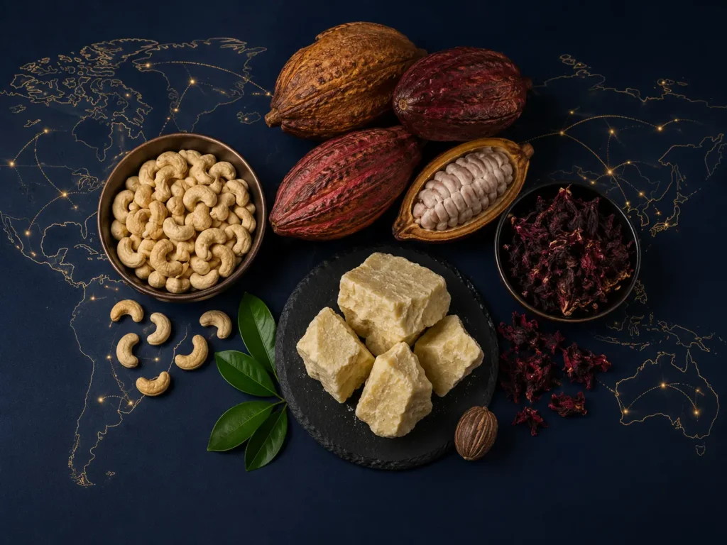 Commodity trading and general merchandising service connecting African producers to global buyers — BV Integrated
