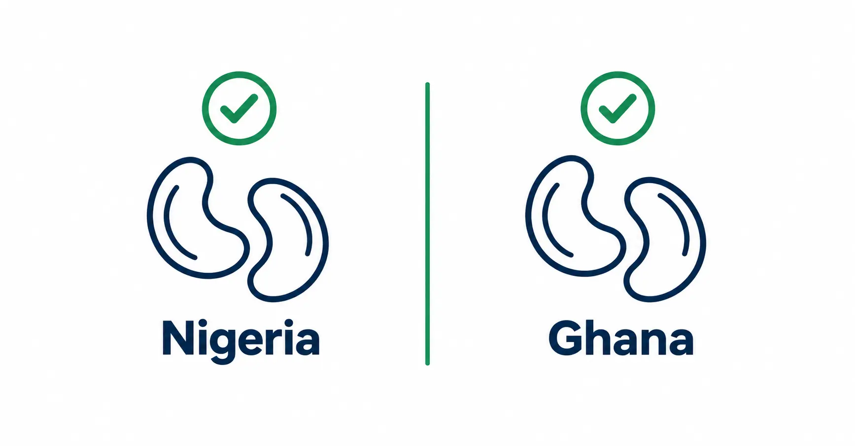Nigeria vs Ghana cashew nut export quality comparison for UK and EU procurement buyers